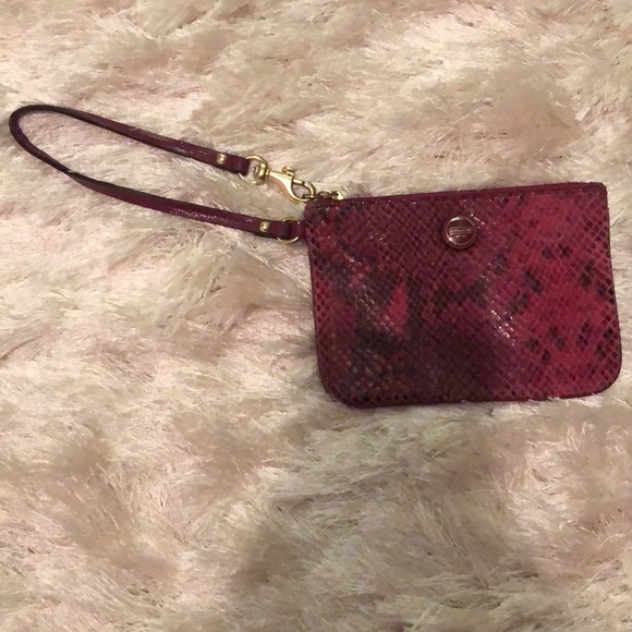Coach wristlet snakeskin - Picture 2 of 4
